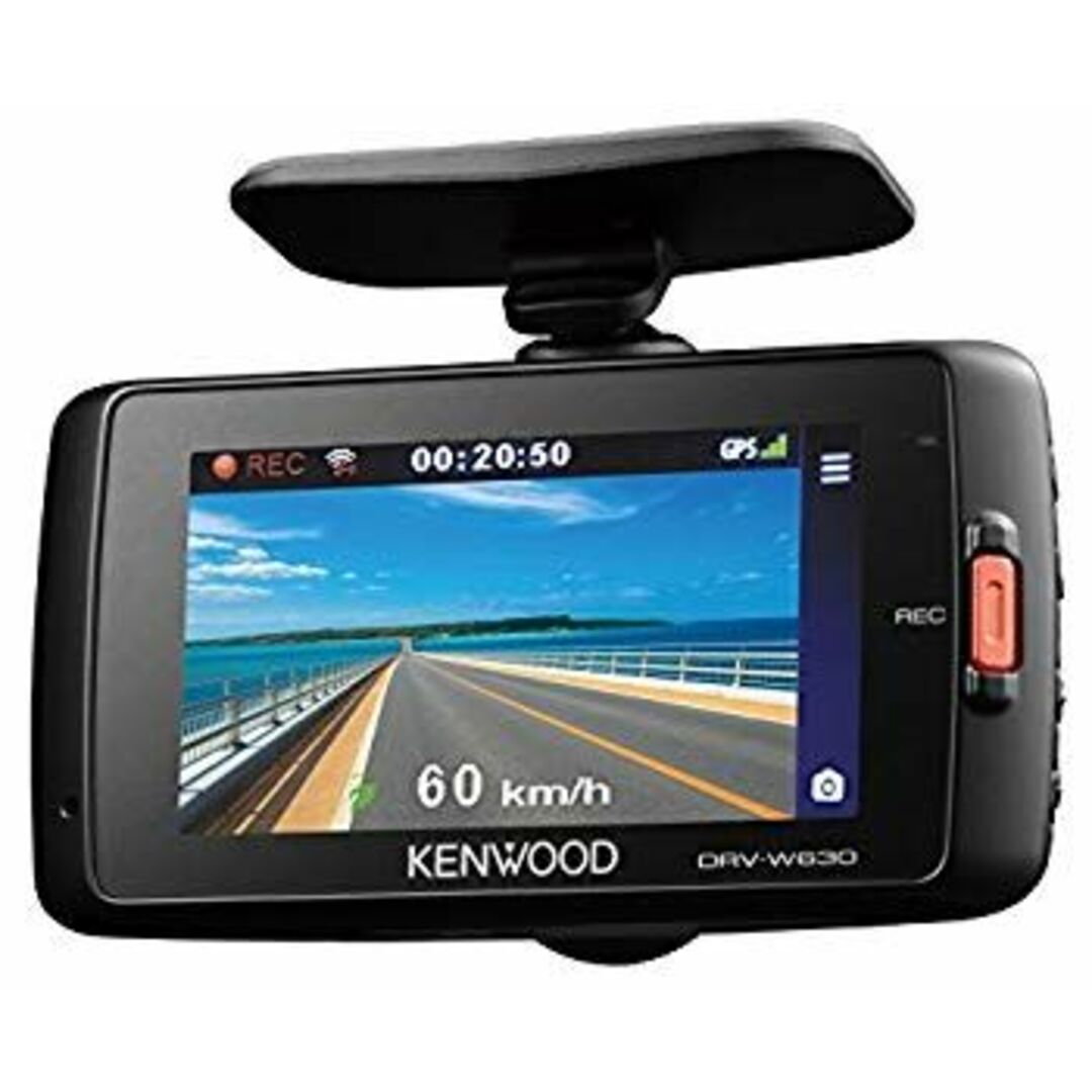 ケンウッド(KENWOOD) ドライブレコーダー WideQuad-HD Wifi機能付 DRV-W630 n5ksbvb スマホ/家電/カメラの生活家電(その他)の商品写真