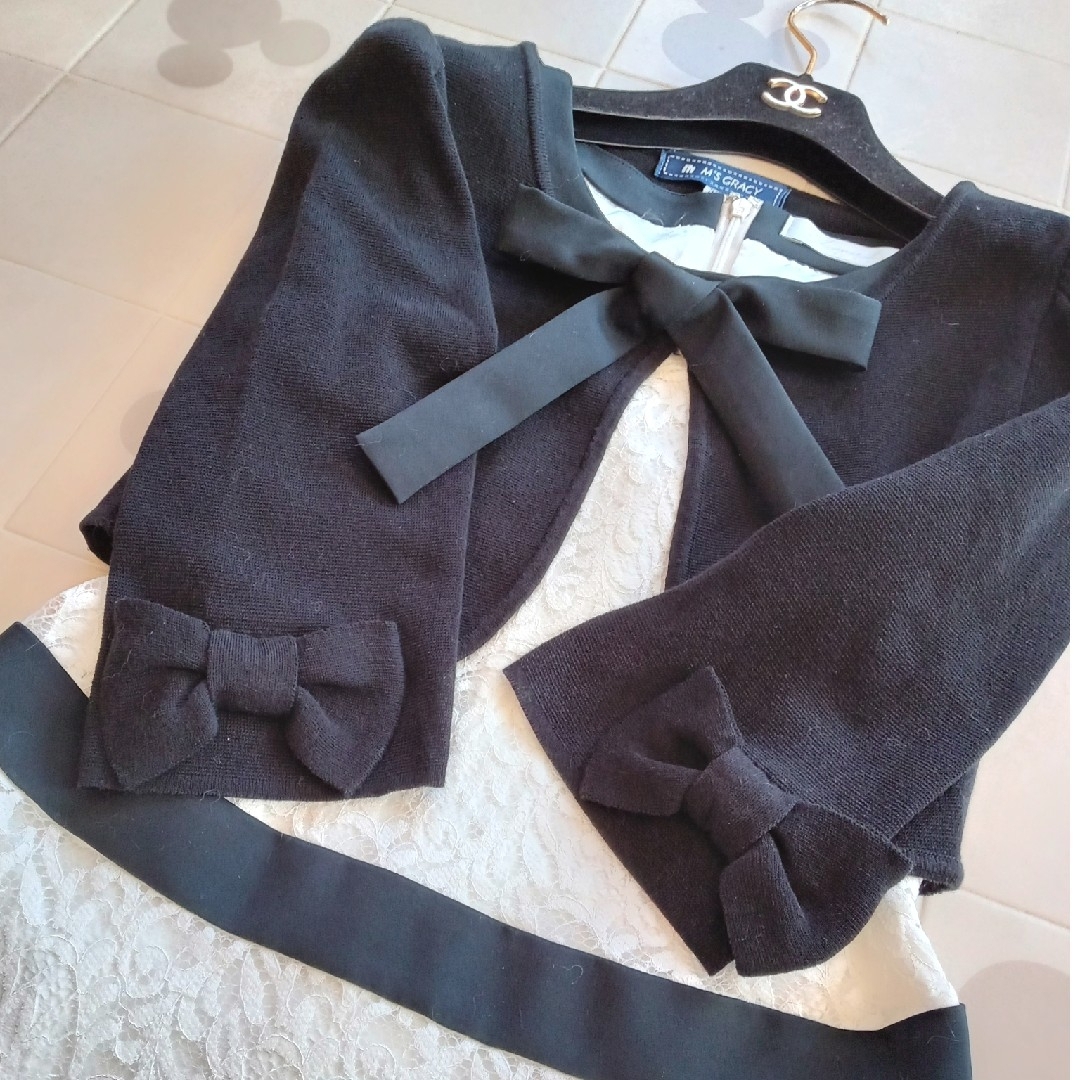 M'S GRACY - M'S GRACY♡袖リボン♡ボレロ♡カーディガン M'S GRACY - M'S GRACY♡袖リボン♡ボレロ♡カーディガン