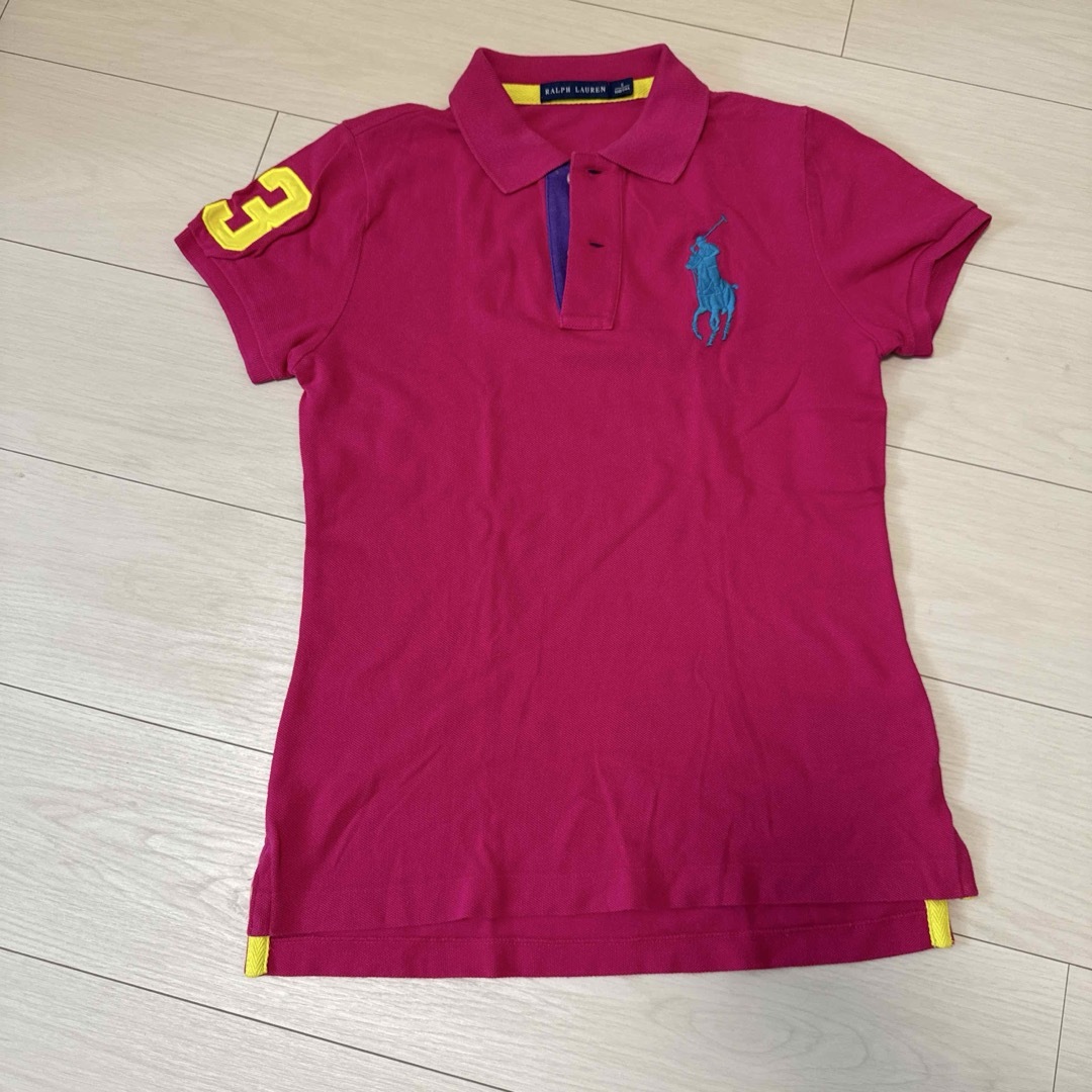 POLO RALPH LAUREN - ラルフローレン ピンク ポロシャツ S POLO RALPH LAUREN - ラルフローレン ピンク ポロシャツ S