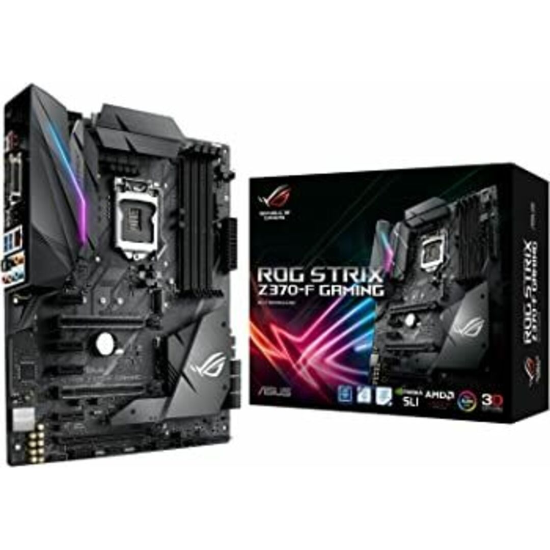 ASUS Intel Z370搭載 マザーボード LGA1151対応 ROG STRIX Z370-F GAMING スマホ/家電/カメラのPC/タブレット(PCパーツ)の商品写真