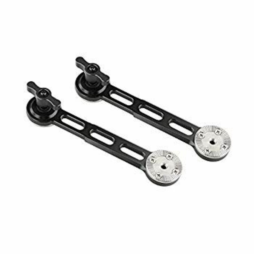 camvate Handgrip Extender with ARRIロゼットfor Sony fs7カメラa7s a7rii a7s2?a7sii (ブラック蝶ネジ、2パック) n5ksbvb インテリア/住まい/日用品の文房具(その他)の商品写真