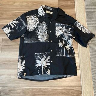アーバンリサーチサニーレーベル(URBAN RESEARCH SONNY LABEL)のSONNY LABEL アロハシャツ 黒(シャツ)