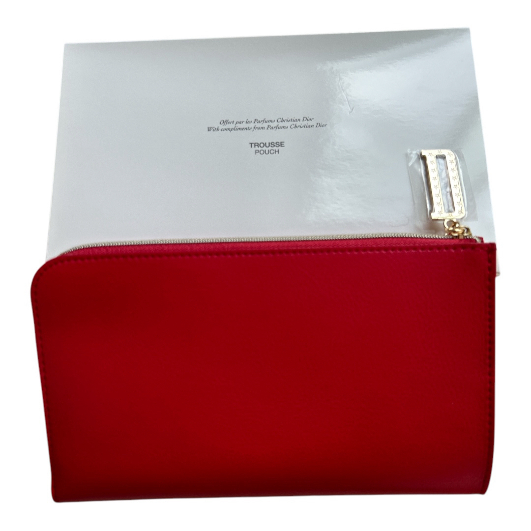 Dior - 新品 ディオール Dior ノベルティ ポーチ レザー調 Dior - 新品 ディオール Dior ノベルティ ポーチ レザー調