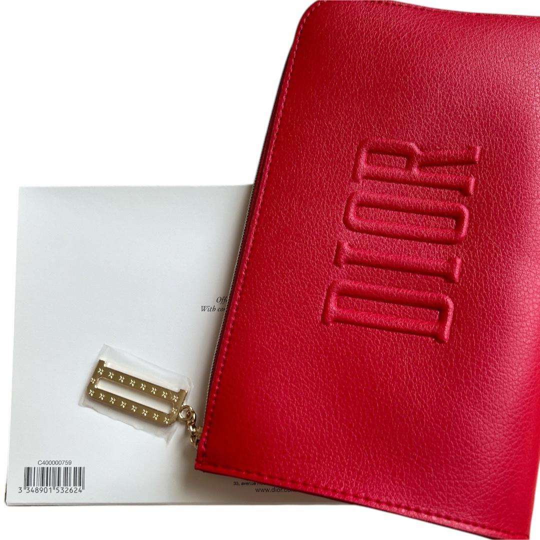 Dior - 新品 ディオール Dior ノベルティ ポーチ レザー調 Dior - 新品 ディオール Dior ノベルティ ポーチ レザー調