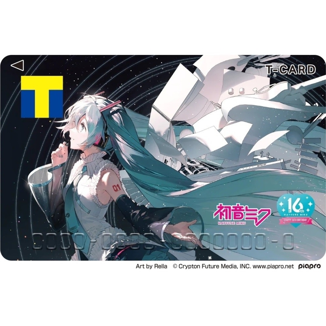 初音ミク 16th Tカード Vポイントカード 新品未開封 未登録 エンタメ/ホビーのアニメグッズ(カード)の商品写真