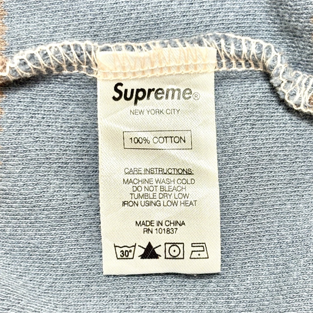 Supreme - Supreme ボーダーツイルロンT ネイビー/ピンク sizeM Supreme - Supreme ボーダーツイルロンT ネイビー/ピンク sizeM