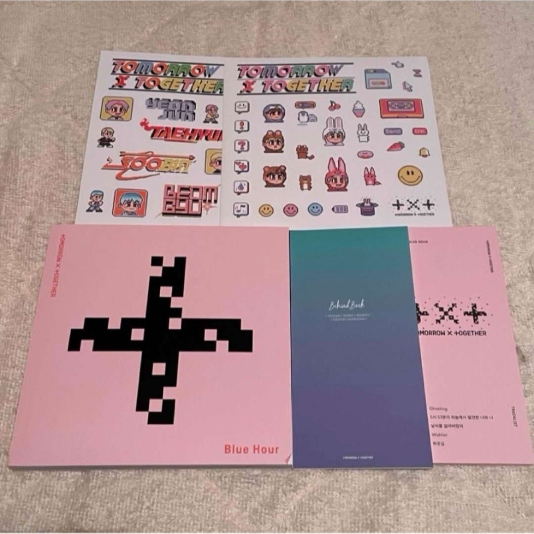 TOMORROW X TOGETHER - TXT Blue Hour Box weverse Global 特典 TOMORROW X TOGETHER - TXT Blue Hour Box weverse Global 特典