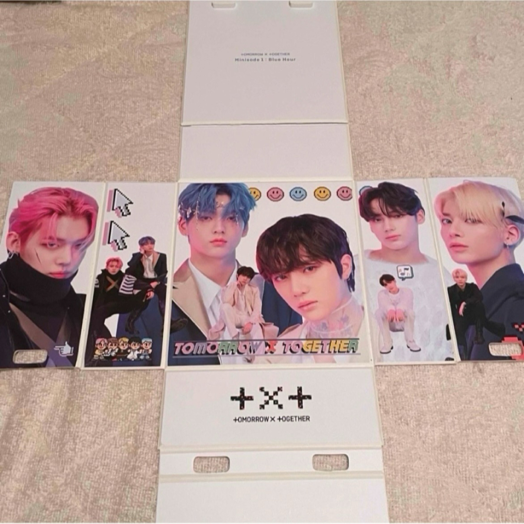 TOMORROW X TOGETHER - TXT Blue Hour Box weverse Global 特典 TOMORROW X TOGETHER - TXT Blue Hour Box weverse Global 特典