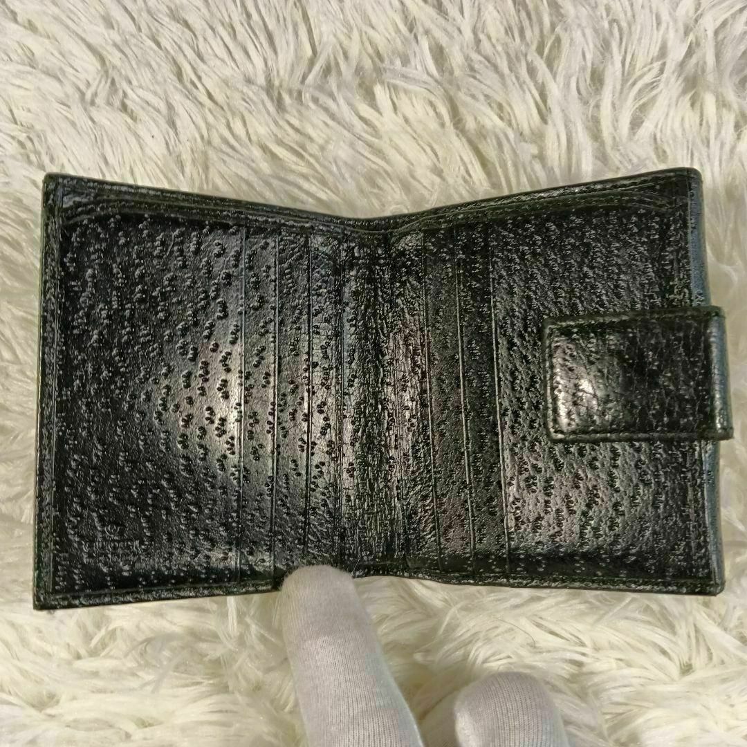 GUCCI - 【GUCCI】グッチ 折り財布 財布 Wホック キャンバス GUCCI - 【GUCCI】グッチ 折り財布 財布 Wホック キャンバス