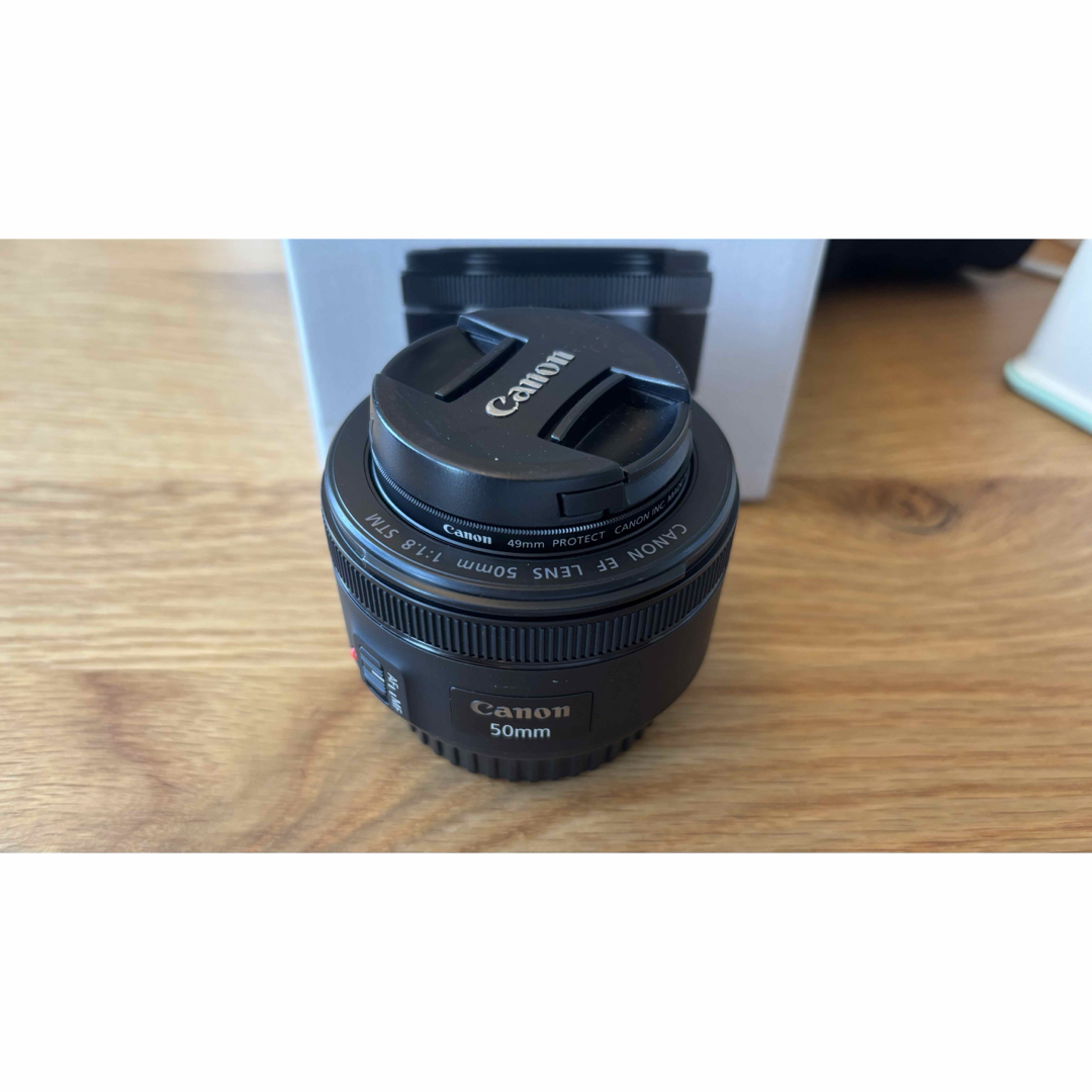 Canon - Canon EF50F1.8 STM フード、フィルター付の通販 by Canon - Canon EF50F1.8 STM フード、フィルター付の通販 by