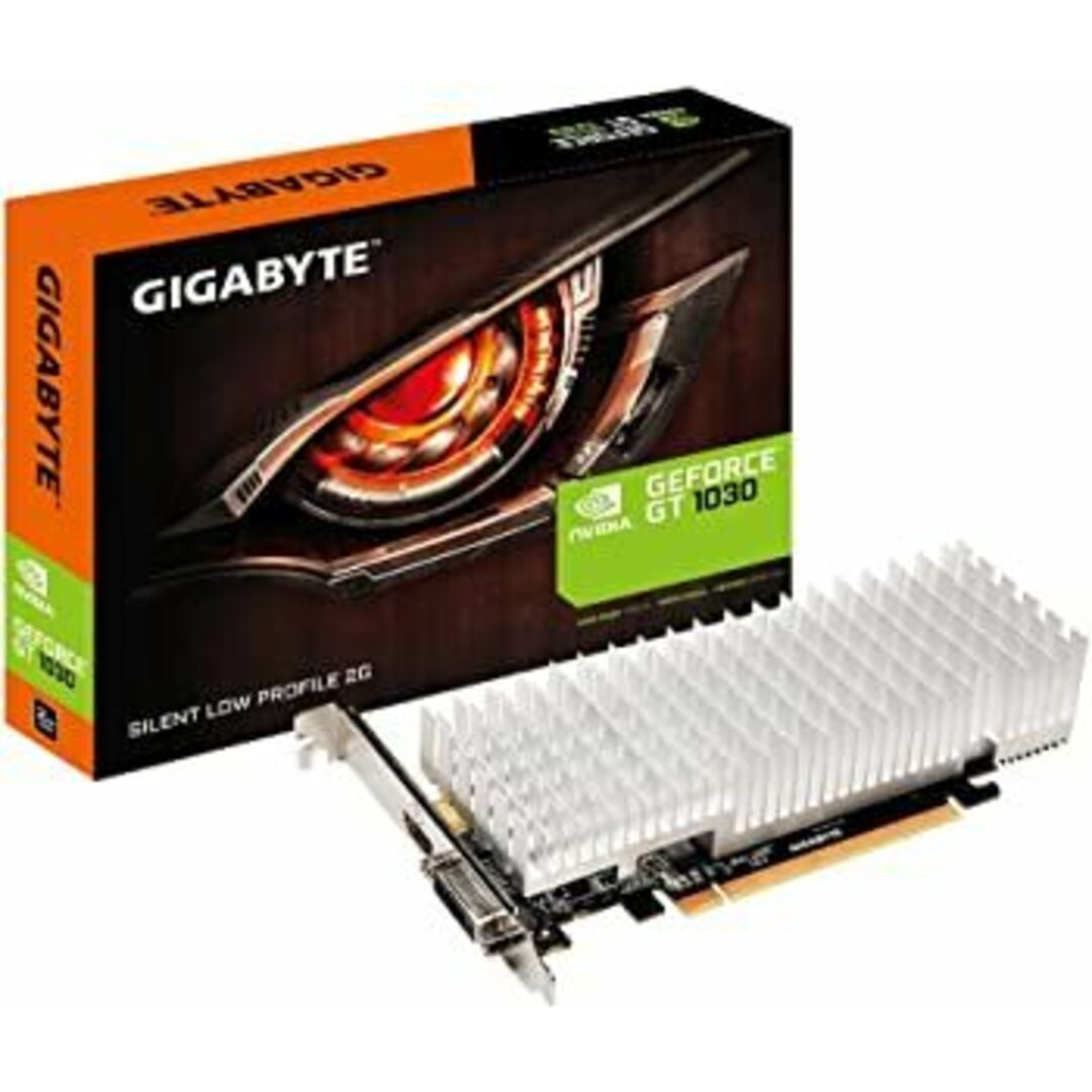 GIGABYTE NVIDIA GeForce GT1030搭載グラフィックボード GDDR5 2GB GV-N1030SL-2GL スマホ/家電/カメラのPC/タブレット(PCパーツ)の商品写真