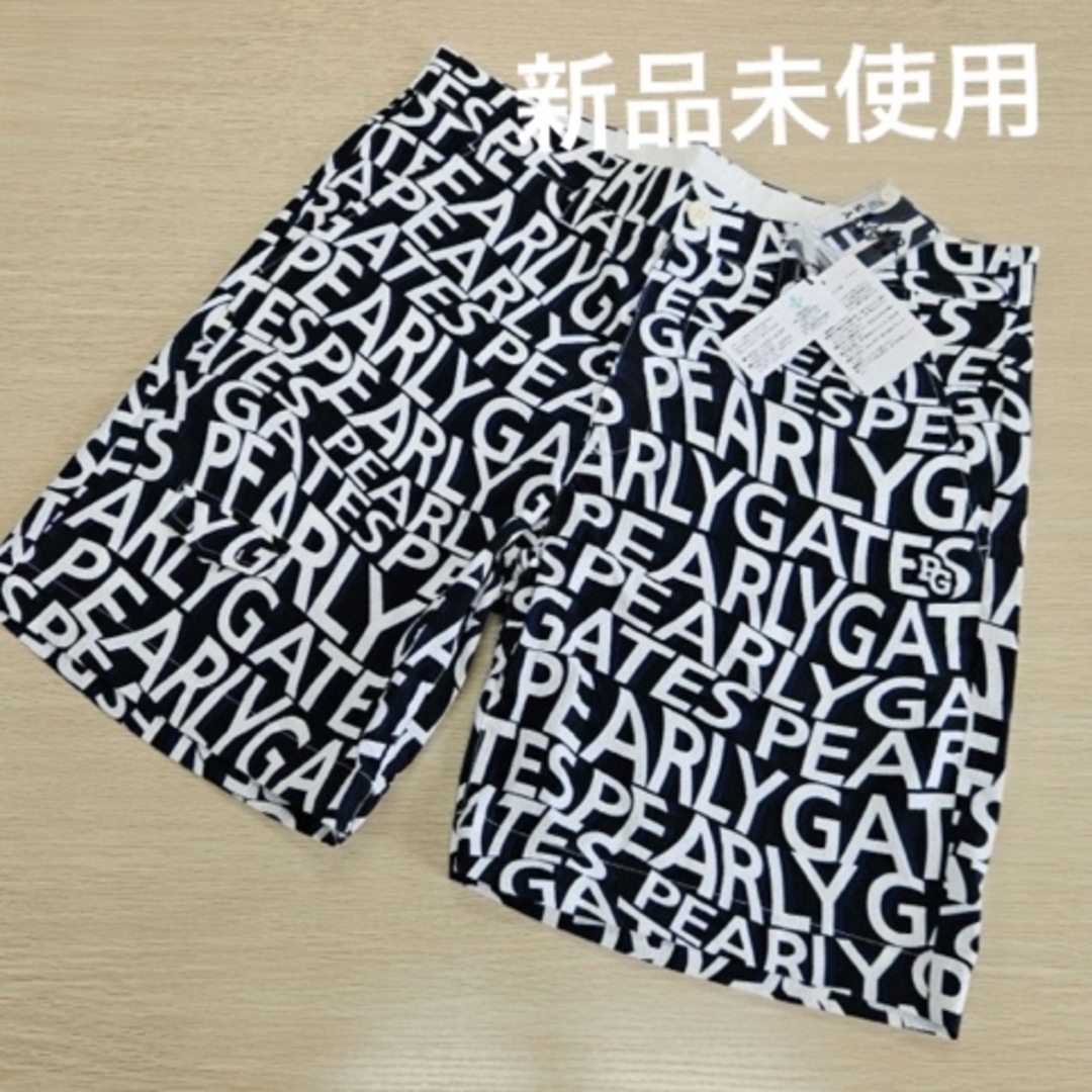 PEARLY GATES - PEARLY GATES ハーフパンツ ウェーブロゴ柄 PEARLY GATES - PEARLY GATES ハーフパンツ ウェーブロゴ柄