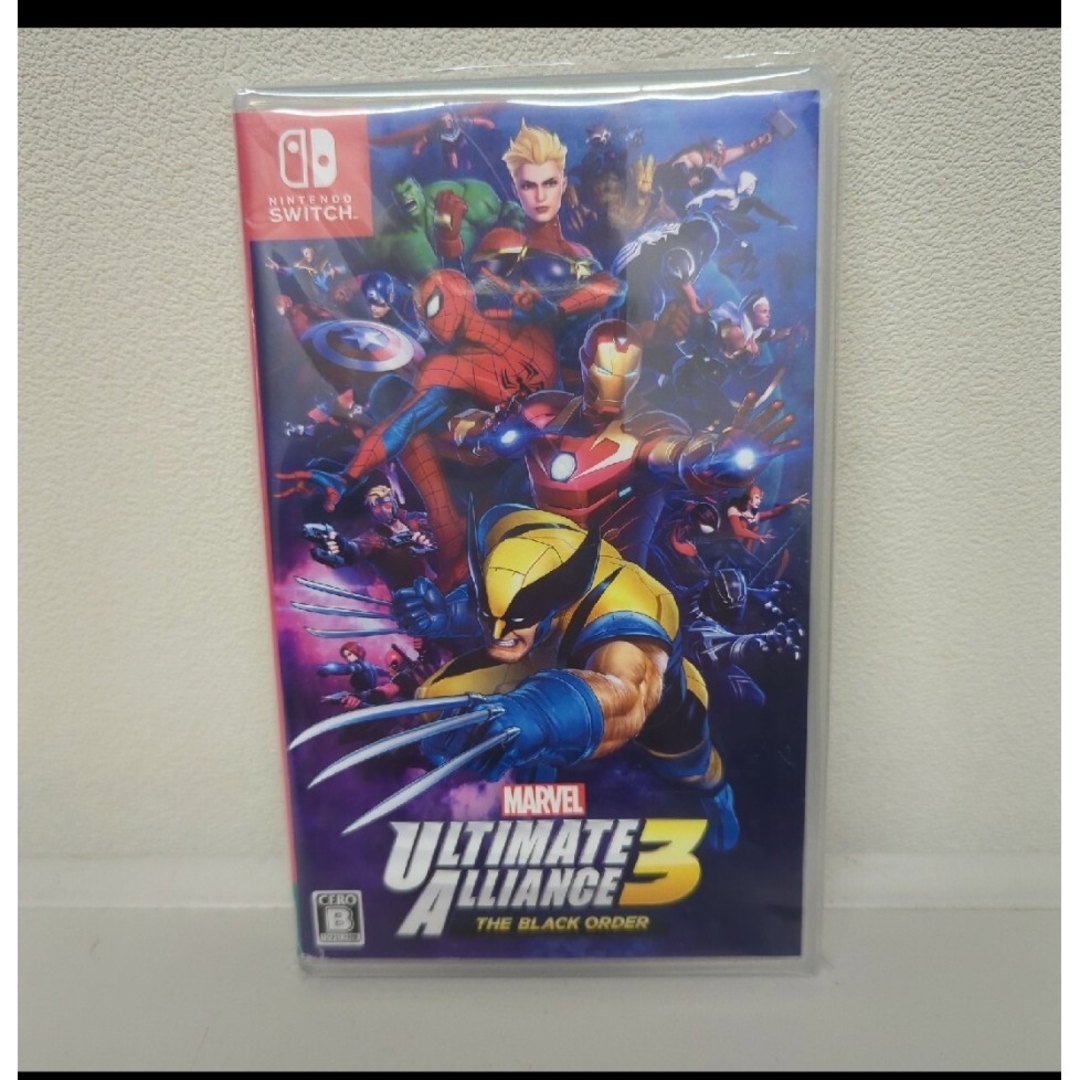 Nintendo Switch(ニンテンドースイッチ)の「MARVEL ULTIMATE ALLIANCE 3: The Black O エンタメ/ホビーのゲームソフト/ゲーム機本体(家庭用ゲームソフト)の商品写真