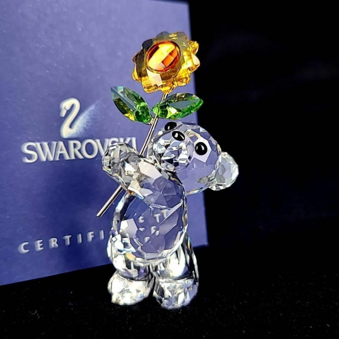 SWAROVSKI - □美品□ スワロフスキー クリスベア ひまわり 箱 SWAROVSKI - □美品□ スワロフスキー クリスベア ひまわり 箱