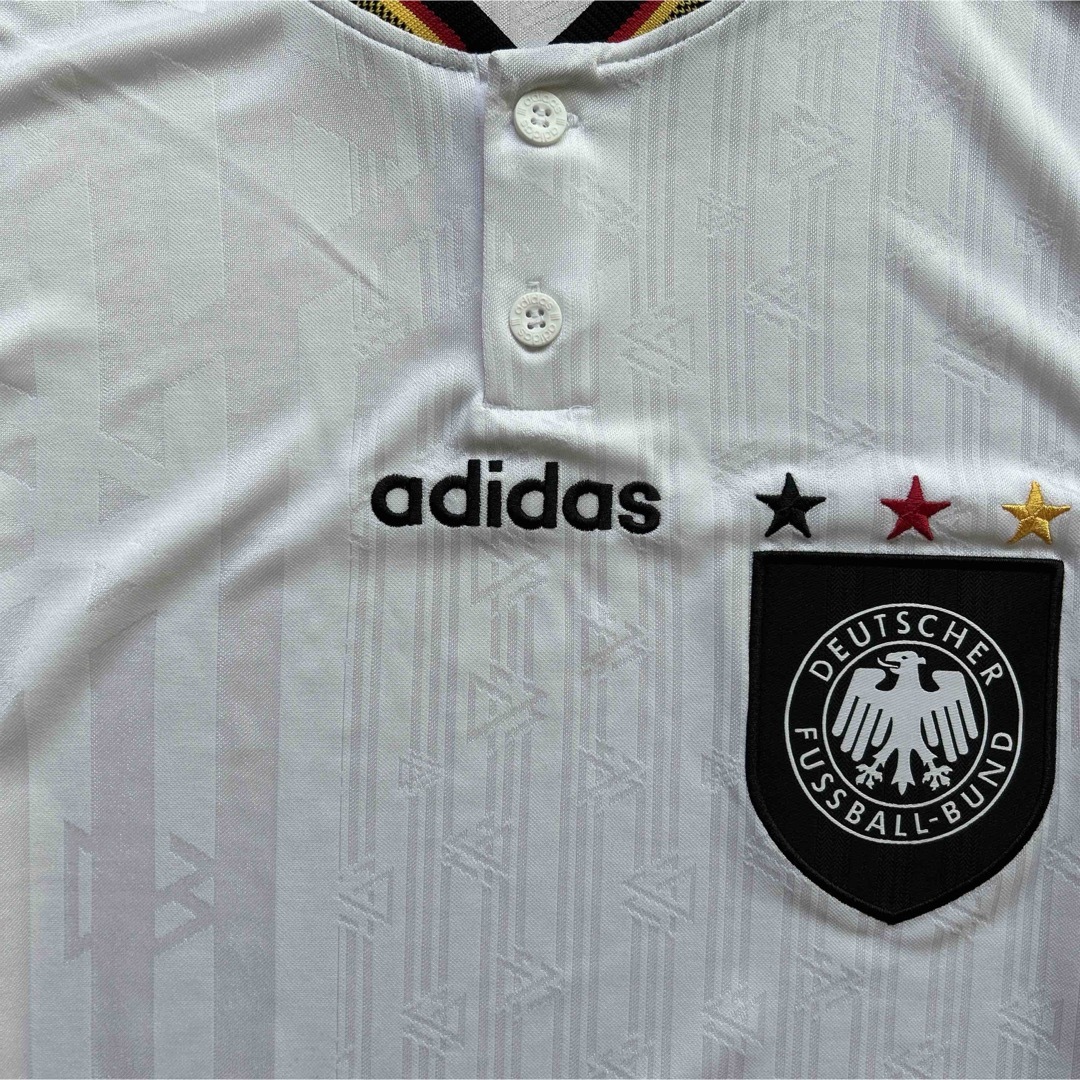 adidas - 正規品新品☆ドイツ代表1996ホーム復刻ユニフォームS adidas - 正規品新品☆ドイツ代表1996ホーム復刻ユニフォームS