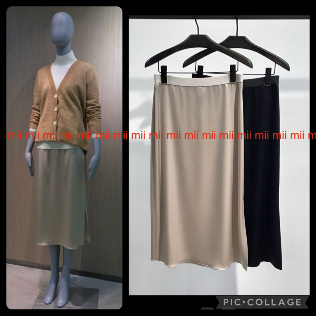 Theory - ✤2020AW セオリー Theory サテンフラットスカート✤の Theory - ✤2020AW セオリー Theory サテンフラットスカート✤の