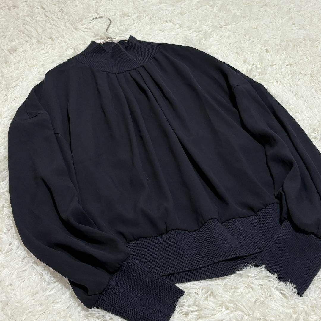 ENFOLD - 美品☆エンフォルド PEライト クロス タートルブラウス ENFOLD - 美品☆エンフォルド PEライト クロス タートルブラウス
