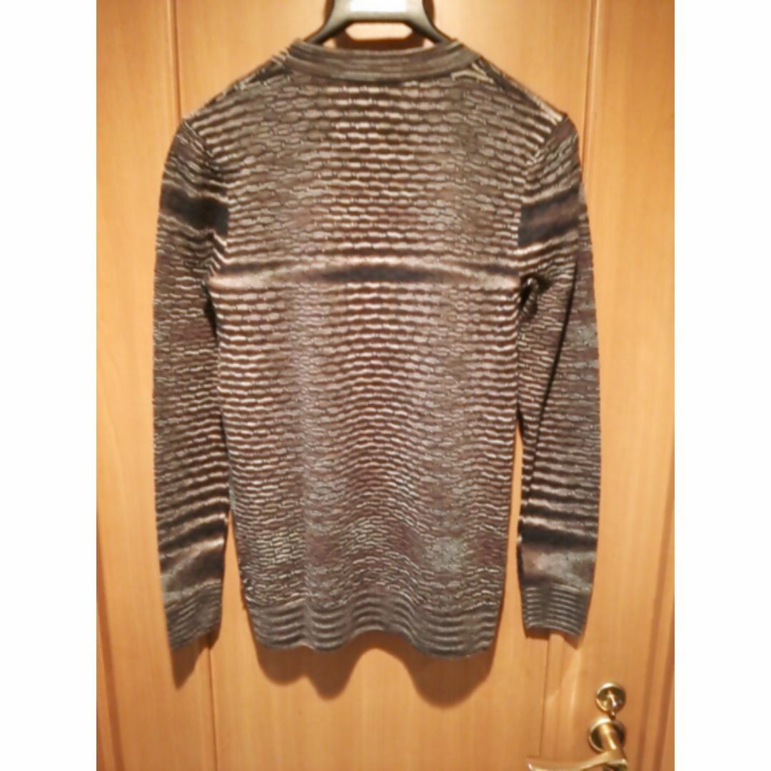 MISSONI - MISSONI ウール90 織り柄ニット カーディガン MISSONI - MISSONI ウール90 織り柄ニット カーディガン