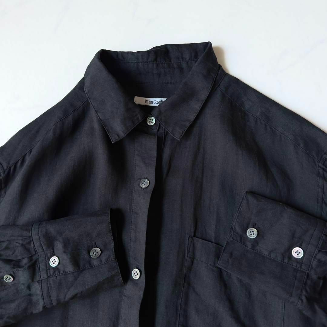Whim Gazette - 極美品✨️22SS ウィムガゼット ラミーシャツ Whim Gazette - 極美品✨️22SS ウィムガゼット ラミーシャツ