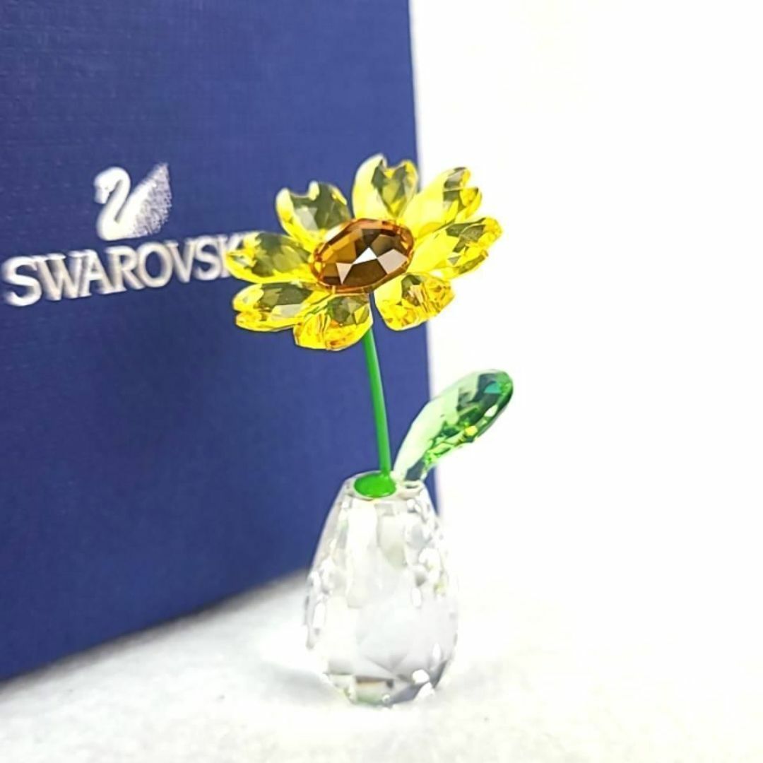 SWAROVSKI - ・良品・スワロフスキー ロッキングフラワー サン SWAROVSKI - ・良品・スワロフスキー ロッキングフラワー サン
