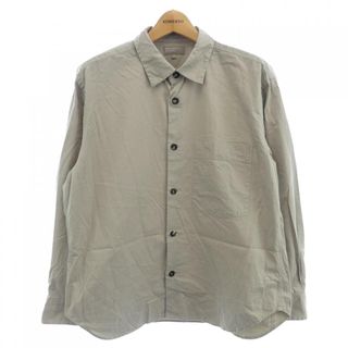 MARGARET HOWELL - 【MARGARETHOWELL】コットンリネン半袖シャツ MARGARET HOWELL - 【MARGARETHOWELL】コットンリネン半袖シャツ
