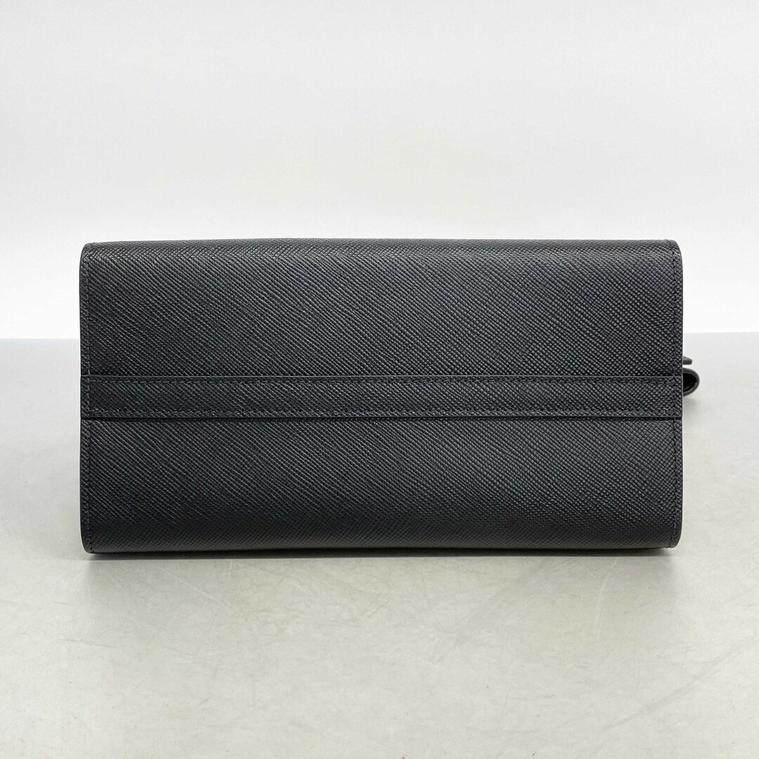PRADA - 【5dc4895】プラダ ハンドバッグ モノクローム レザー PRADA - 【5dc4895】プラダ ハンドバッグ モノクローム レザー