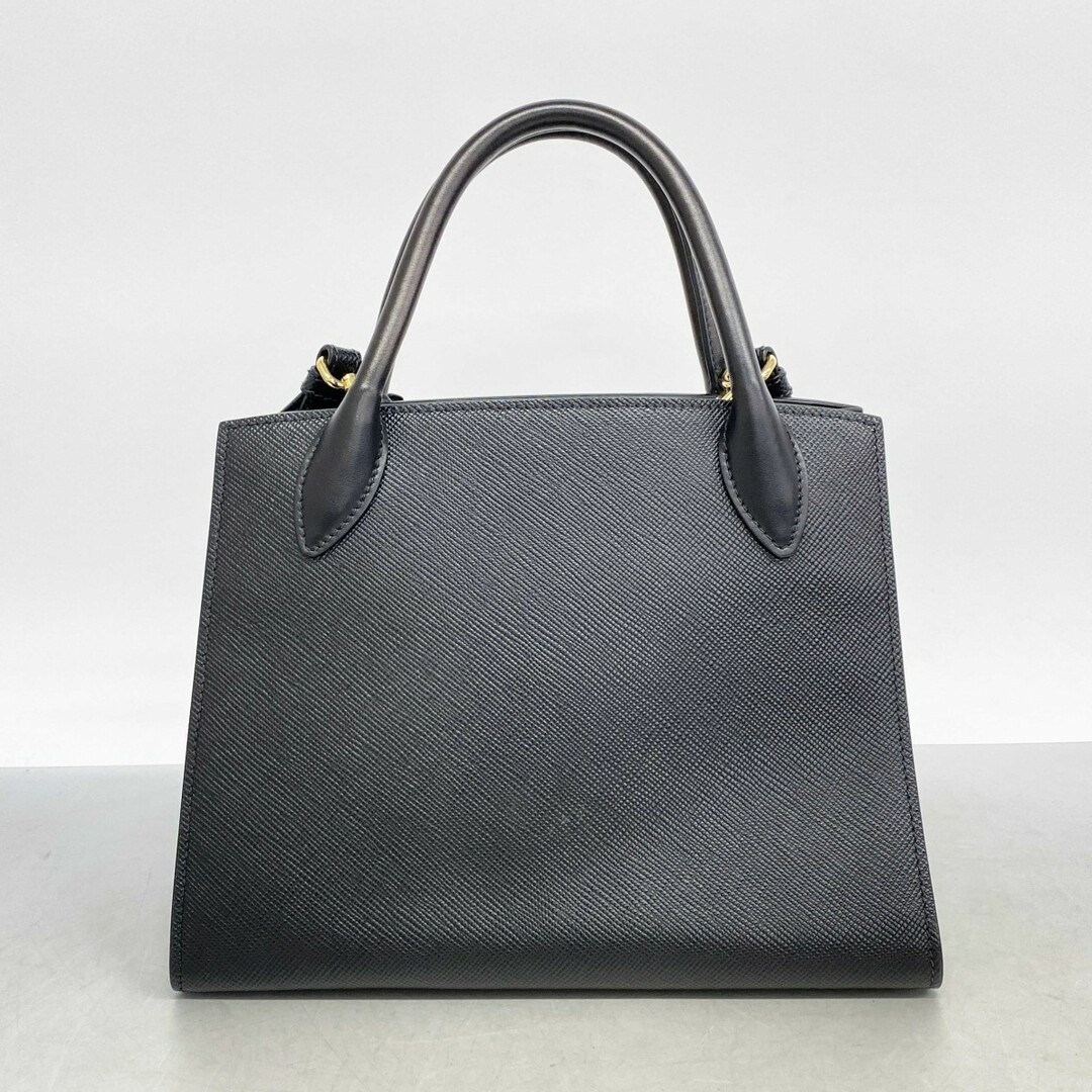PRADA - 【5dc4895】プラダ ハンドバッグ モノクローム レザー PRADA - 【5dc4895】プラダ ハンドバッグ モノクローム レザー