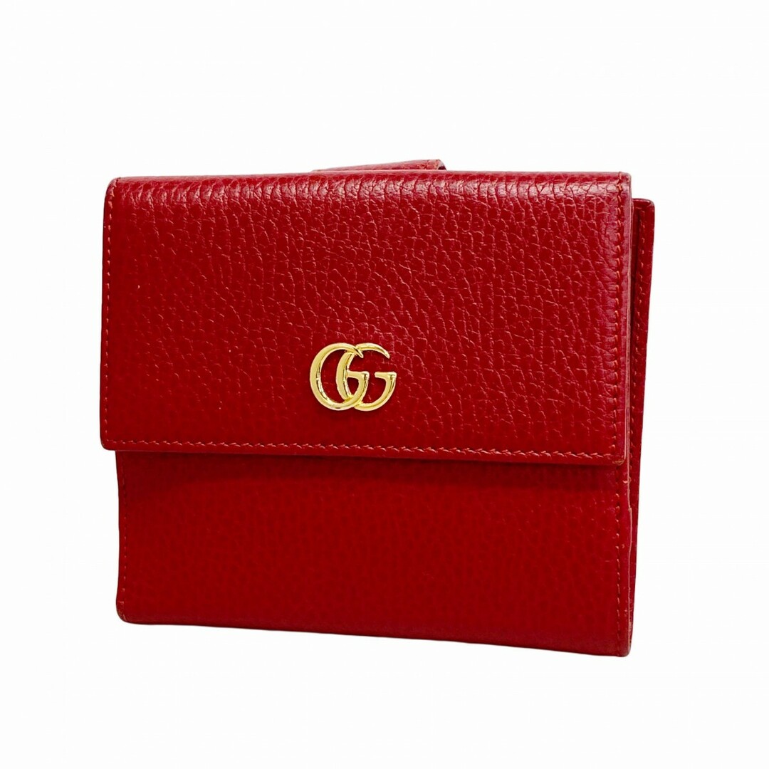 GUCCI - 【5dc4897】グッチ 財布 GGマーモント 456122 レザー GUCCI - 【5dc4897】グッチ 財布 GGマーモント 456122 レザー