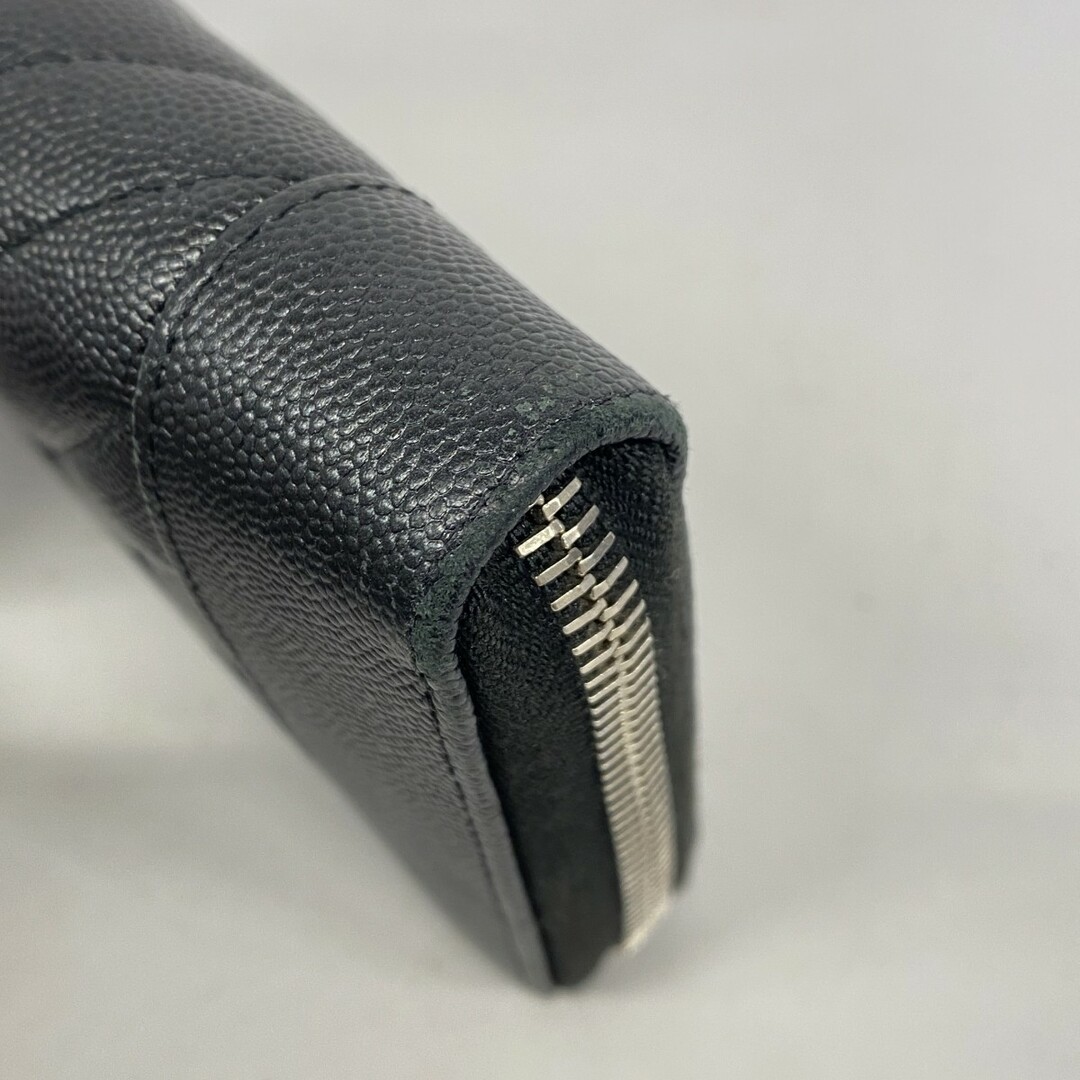 CHANEL - 【5dc4958】シャネル 長財布 Vステッチ キャビアスキン CHANEL - 【5dc4958】シャネル 長財布 Vステッチ キャビアスキン