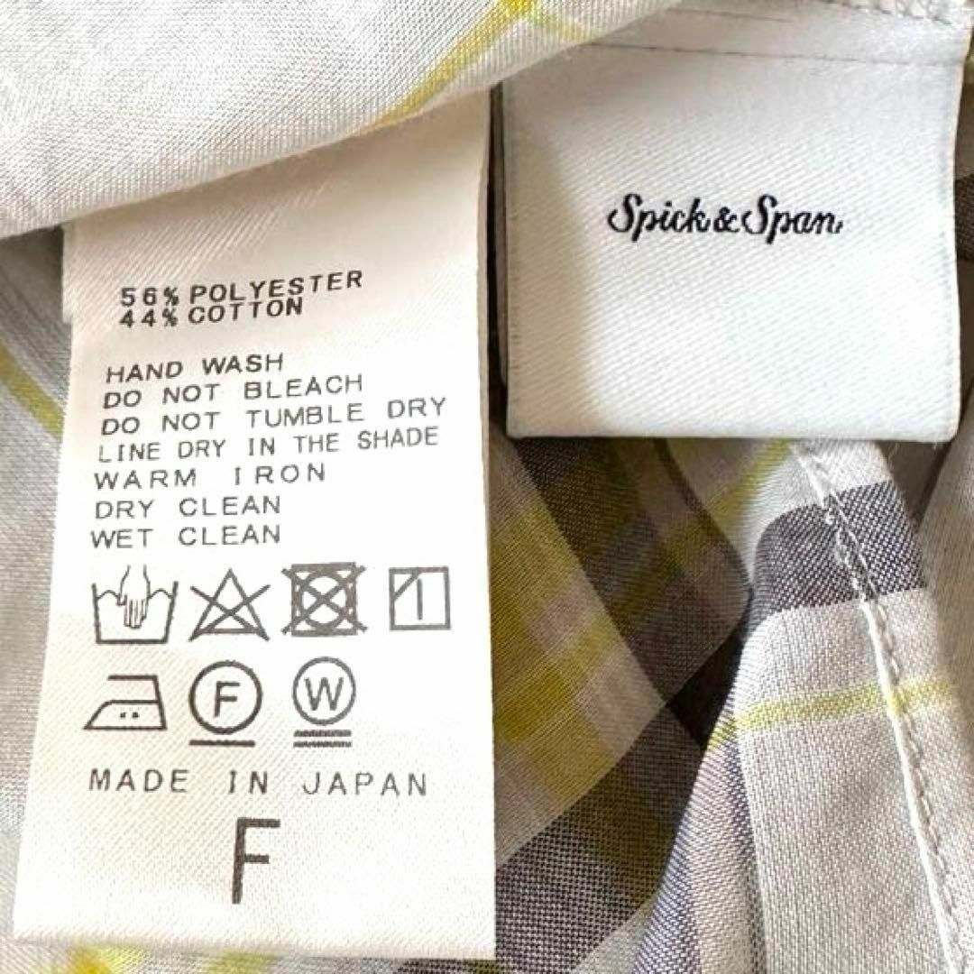 Spick & Span - 極美品 スピック&スパン シアーシャツワンピース Spick & Span - 極美品 スピック&スパン シアーシャツワンピース