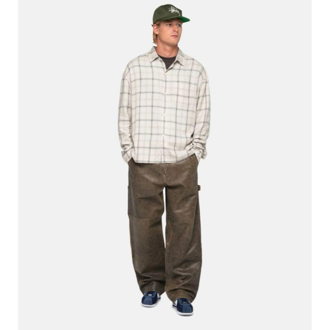 STUSSY - STUSSY shadow rayon plaid shirtの通販 by あかさ STUSSY - STUSSY shadow rayon plaid shirtの通販 by あかさ