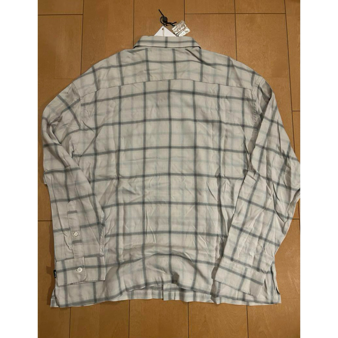 STUSSY - STUSSY shadow rayon plaid shirtの通販 by あかさ STUSSY - STUSSY shadow rayon plaid shirtの通販 by あかさ