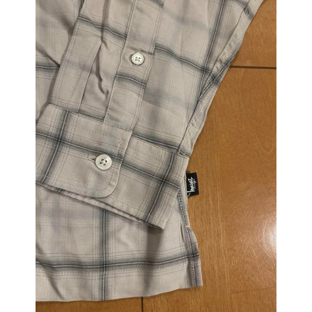 STUSSY - STUSSY shadow rayon plaid shirtの通販 by あかさ STUSSY - STUSSY shadow rayon plaid shirtの通販 by あかさ