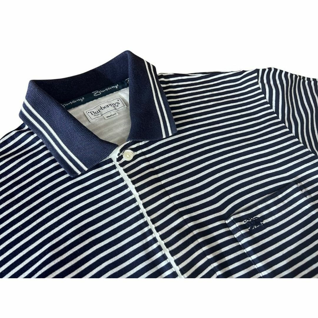 BURBERRY - G② 希少 90s バーバリー バーバリーズ 細ボーダー BURBERRY - G② 希少 90s バーバリー バーバリーズ 細ボーダー