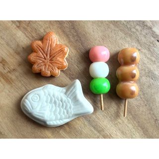 【新品】和菓子の箸置き(4つ)(テーブル用品)