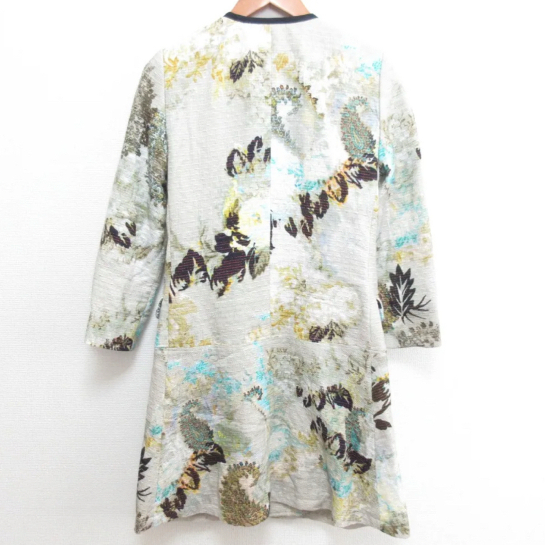 ETRO - 極美品ETRO エトロ ペイズリー柄 キャンバス ノーカラー ETRO - 極美品ETRO エトロ ペイズリー柄 キャンバス ノーカラー