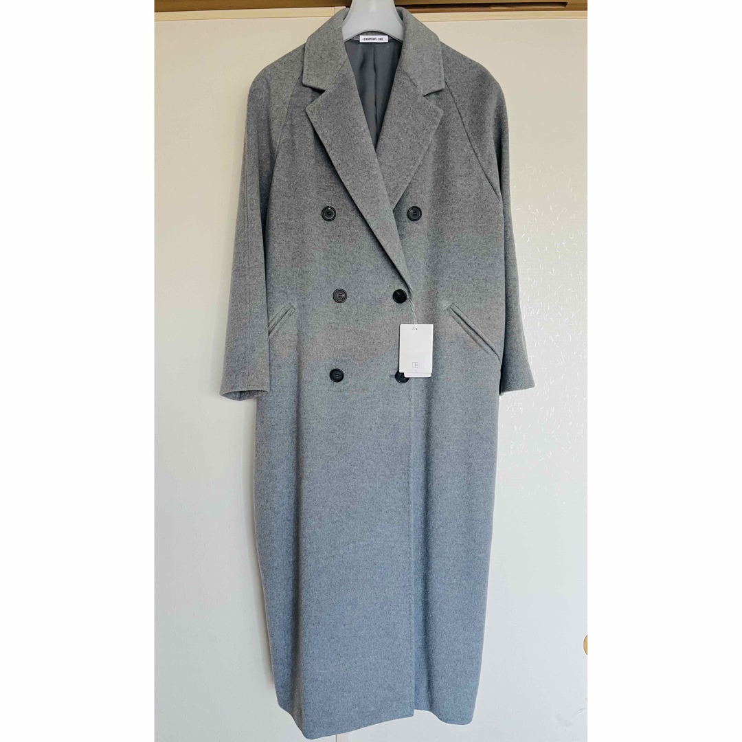 DEUXIEME CLASSE - 新品未使用 83,600円 ロングダブルコート DEUXIEME CLASSE - 新品未使用 83,600円 ロングダブルコート