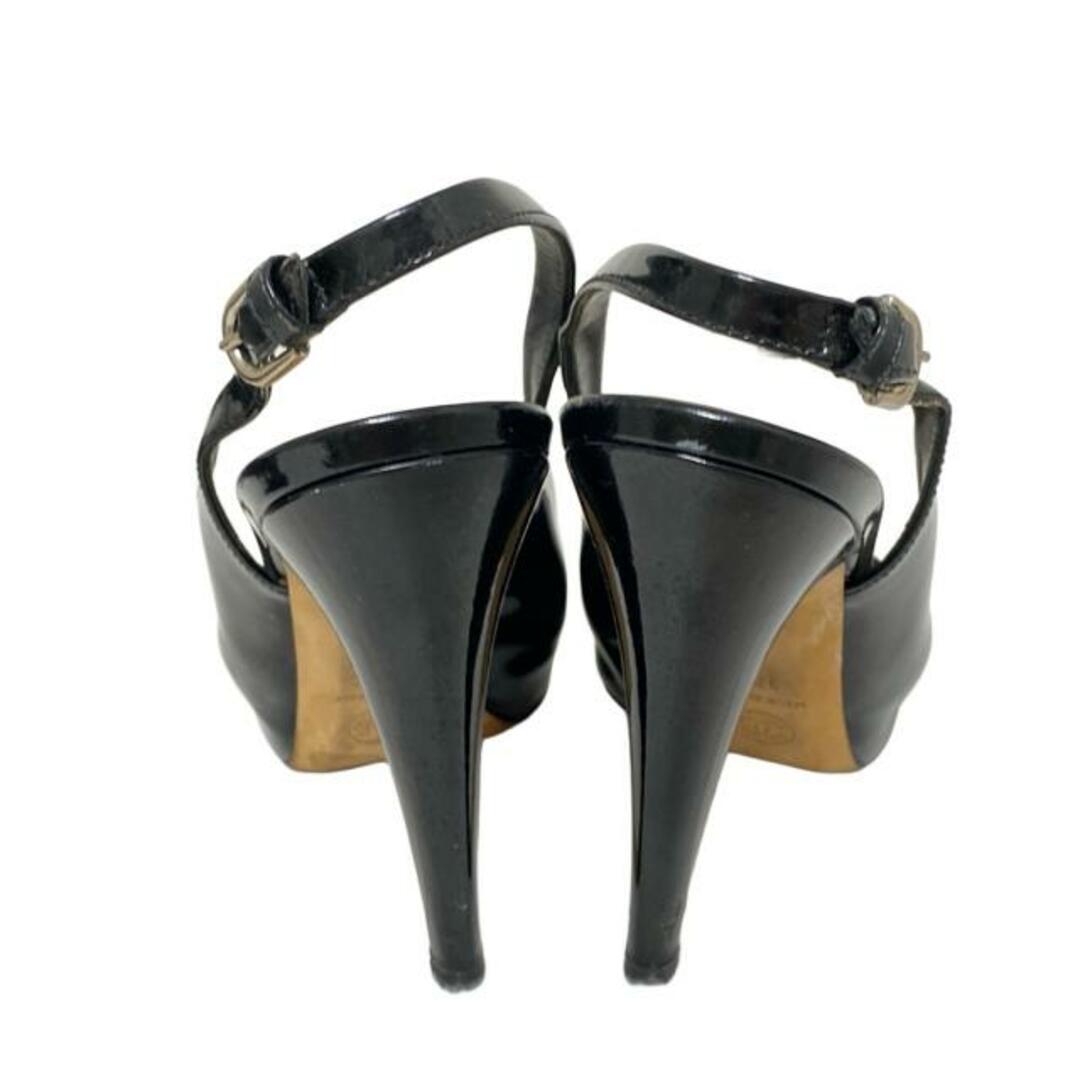 CHANEL - CHANEL(シャネル) サンダル 37 1/2C レディース - 黒 CHANEL - CHANEL(シャネル) サンダル 37 1/2C レディース - 黒