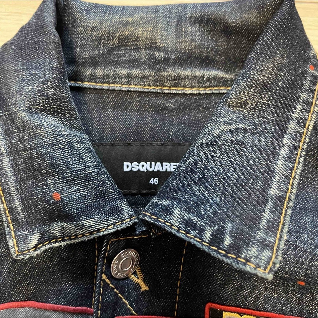 DSQUARED2 - ディースクエアード ワッペン付 デニムジャケット DSQUARED2 - ディースクエアード ワッペン付 デニムジャケット