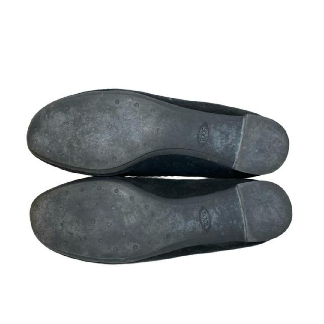 TOD'S - TOD'S(トッズ) ローファー 37 1/2 レディース - 黒 TOD'S - TOD'S(トッズ) ローファー 37 1/2 レディース - 黒
