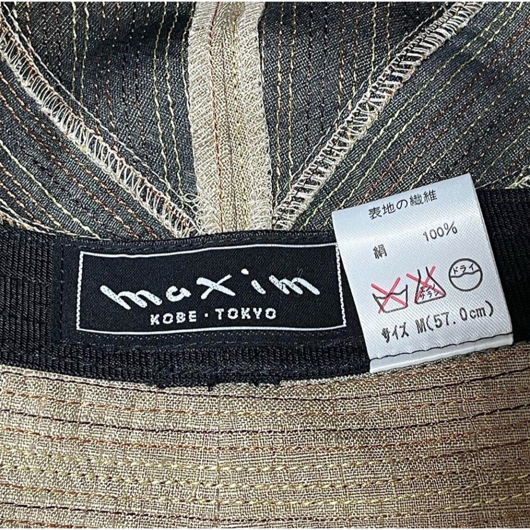 Maxim - 【新品】皇室御用達高級老舗帽子店神戸maxim タイシルク Maxim - 【新品】皇室御用達高級老舗帽子店神戸maxim タイシルク