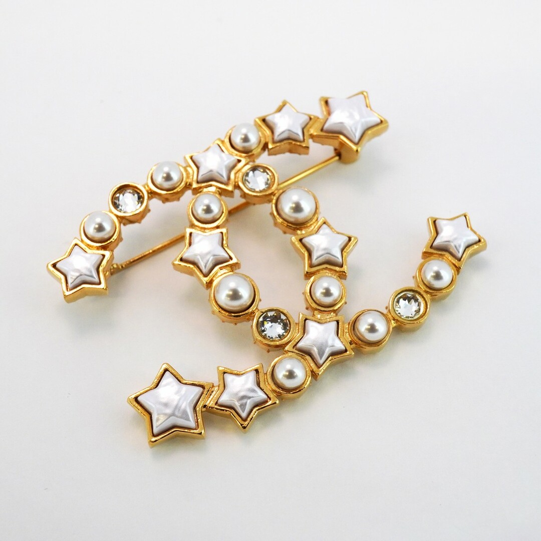 CHANEL - 【5jdb0546】シャネル ブローチ ココマーク 星形 CHANEL - 【5jdb0546】シャネル ブローチ ココマーク 星形