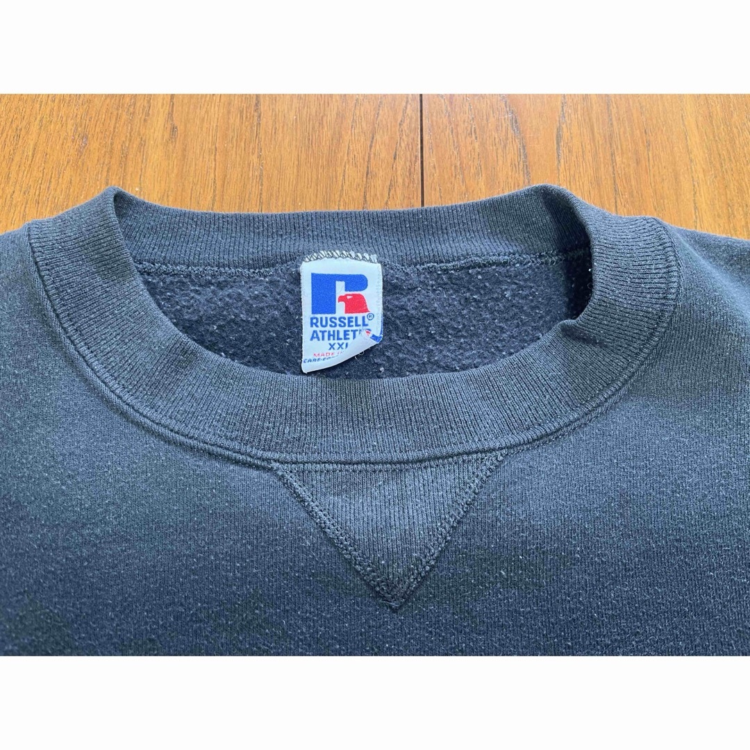 Russell Athletic - USA製!90's RUSSELL ブラック スウェット Russell Athletic - USA製!90's RUSSELL ブラック スウェット