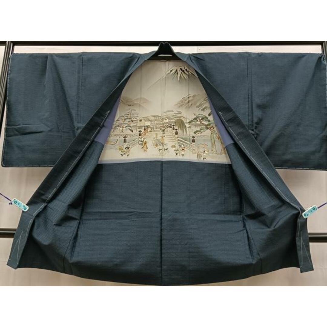 平和屋着物□男性 本場大島紬 アンサンブル 100亀甲 羽裏 平和屋着物□男性 本場大島紬 アンサンブル 100亀甲 羽裏