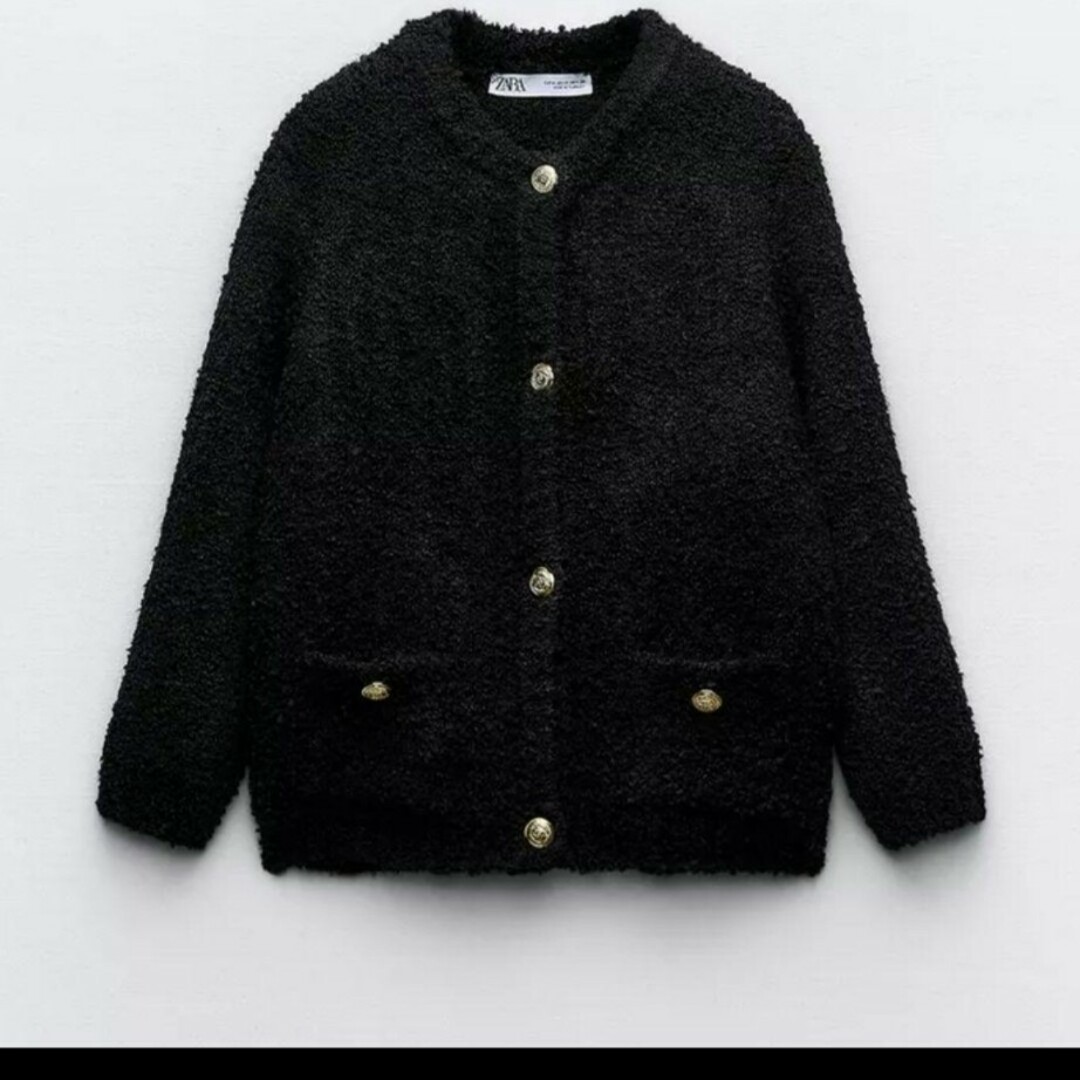 ZARA - カーディガン ザラ ZARA ゴールドボタンニット ニット ZARA - カーディガン ザラ ZARA ゴールドボタンニット ニット