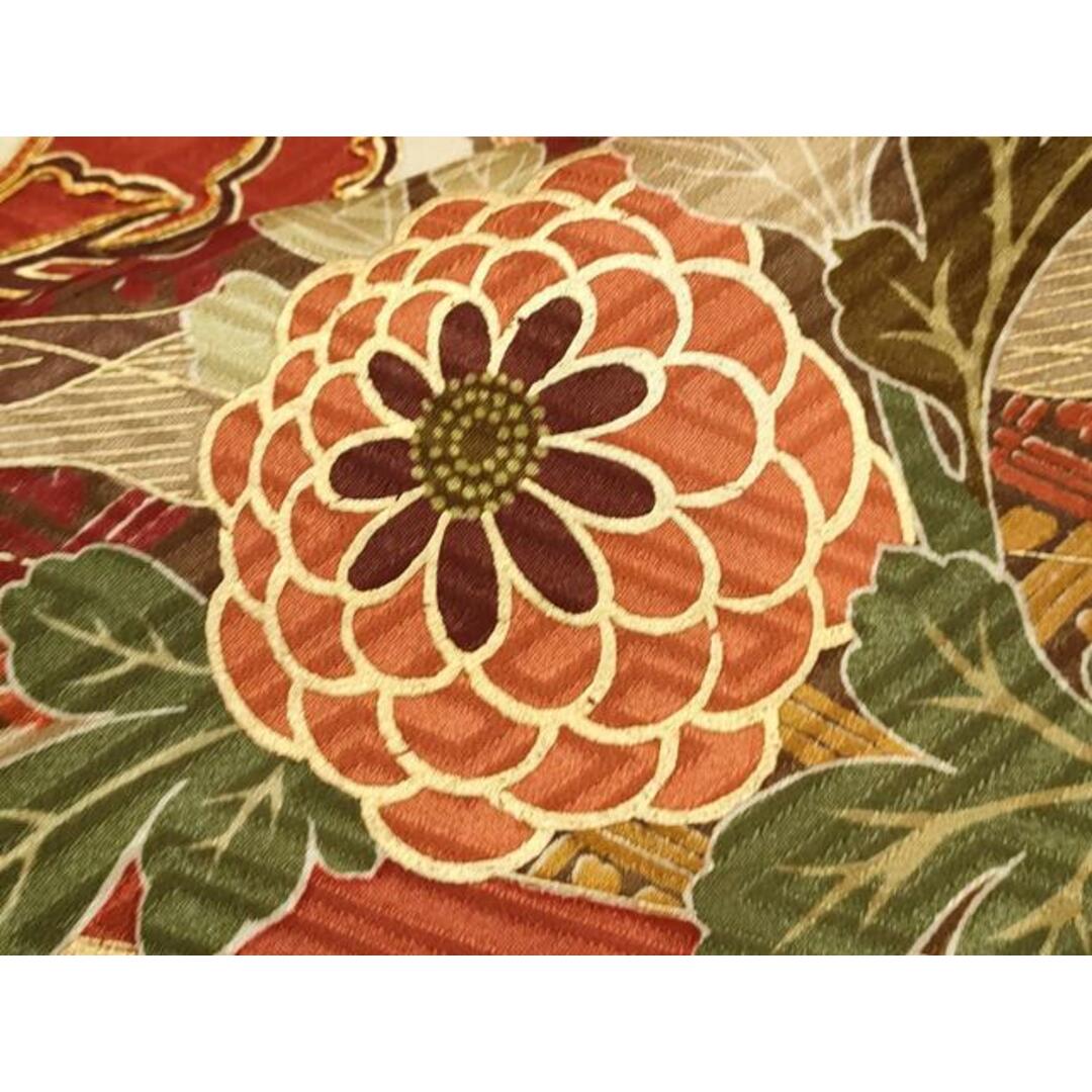 平和屋着物□豪華振袖 駒刺繍 草花文 暈し染め 金彩 正絹 逸品 平和屋着物□豪華振袖 駒刺繍 草花文 暈し染め 金彩 正絹 逸品