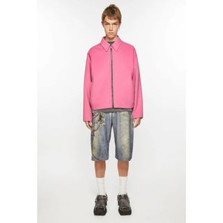 Acne Studios - Acne Studios 23AW ロゴジッパージャケット Acne Studios - Acne Studios 23AW ロゴジッパージャケット