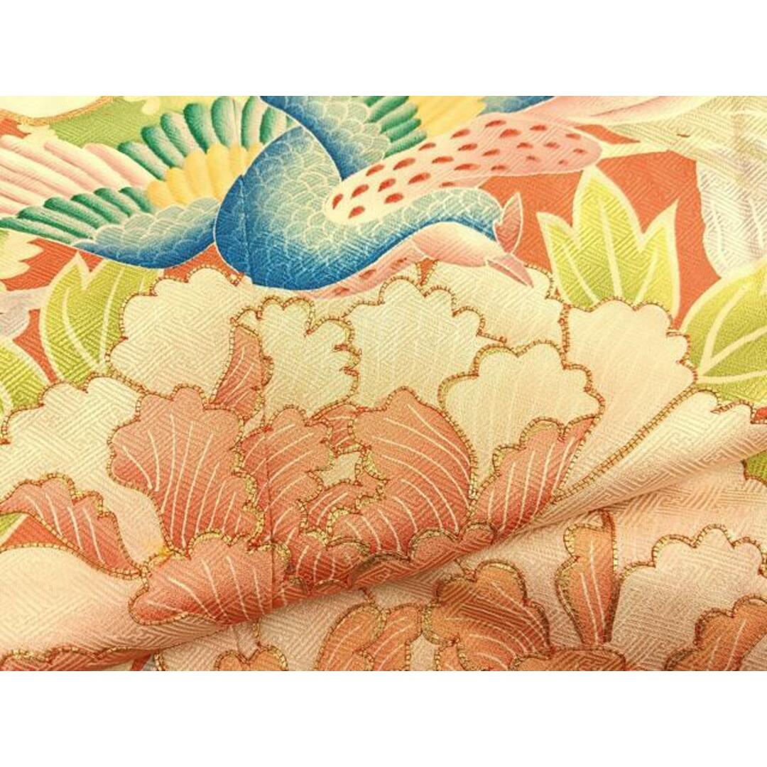 平和屋着物□豪華振袖 駒刺繍 鳳凰松竹梅 金彩 正絹 逸品 平和屋着物□豪華振袖 駒刺繍 鳳凰松竹梅 金彩 正絹 逸品