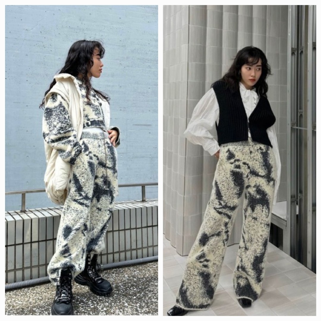 Ameri VINTAGE - AmeriVINTAGE MIX ANIMAL KNIT PANTSの通販 by Ameri VINTAGE - AmeriVINTAGE MIX ANIMAL KNIT PANTSの通販 by
