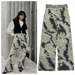 Ameri VINTAGE - AmeriVINTAGE MIX ANIMAL KNIT PANTSの通販 by Ameri VINTAGE - AmeriVINTAGE MIX ANIMAL KNIT PANTSの通販 by